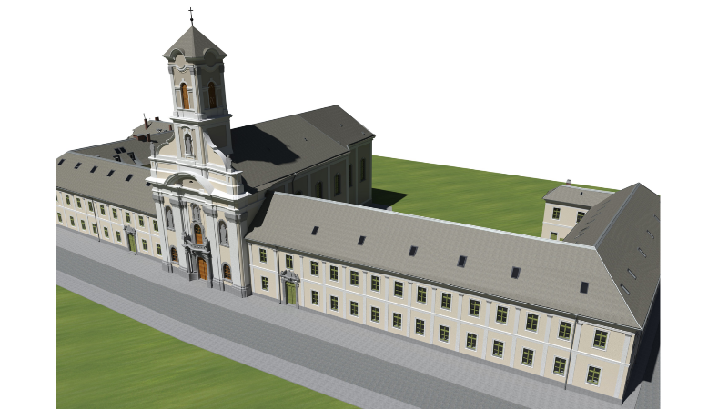 Monastery 3D modell