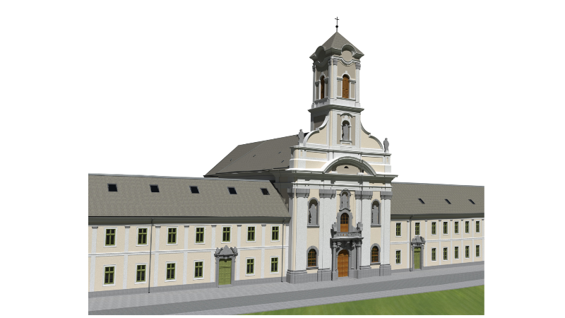 Monastery 3D modell