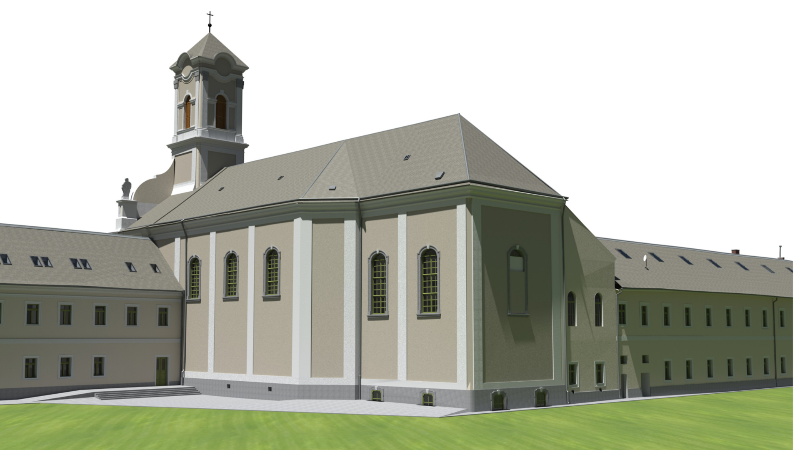 Monastery Chapel 3D modell