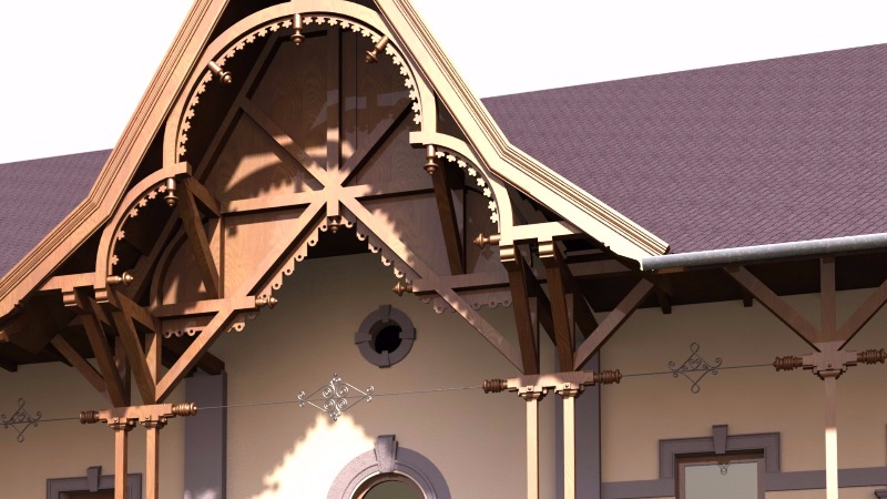 Hospital 3D detailed model