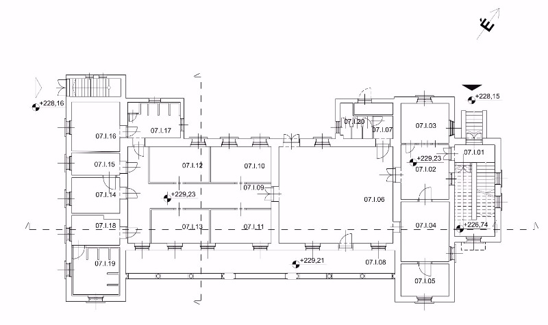 Hospital floor plan