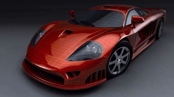 autó modellezés - virtuális 3D modellezés